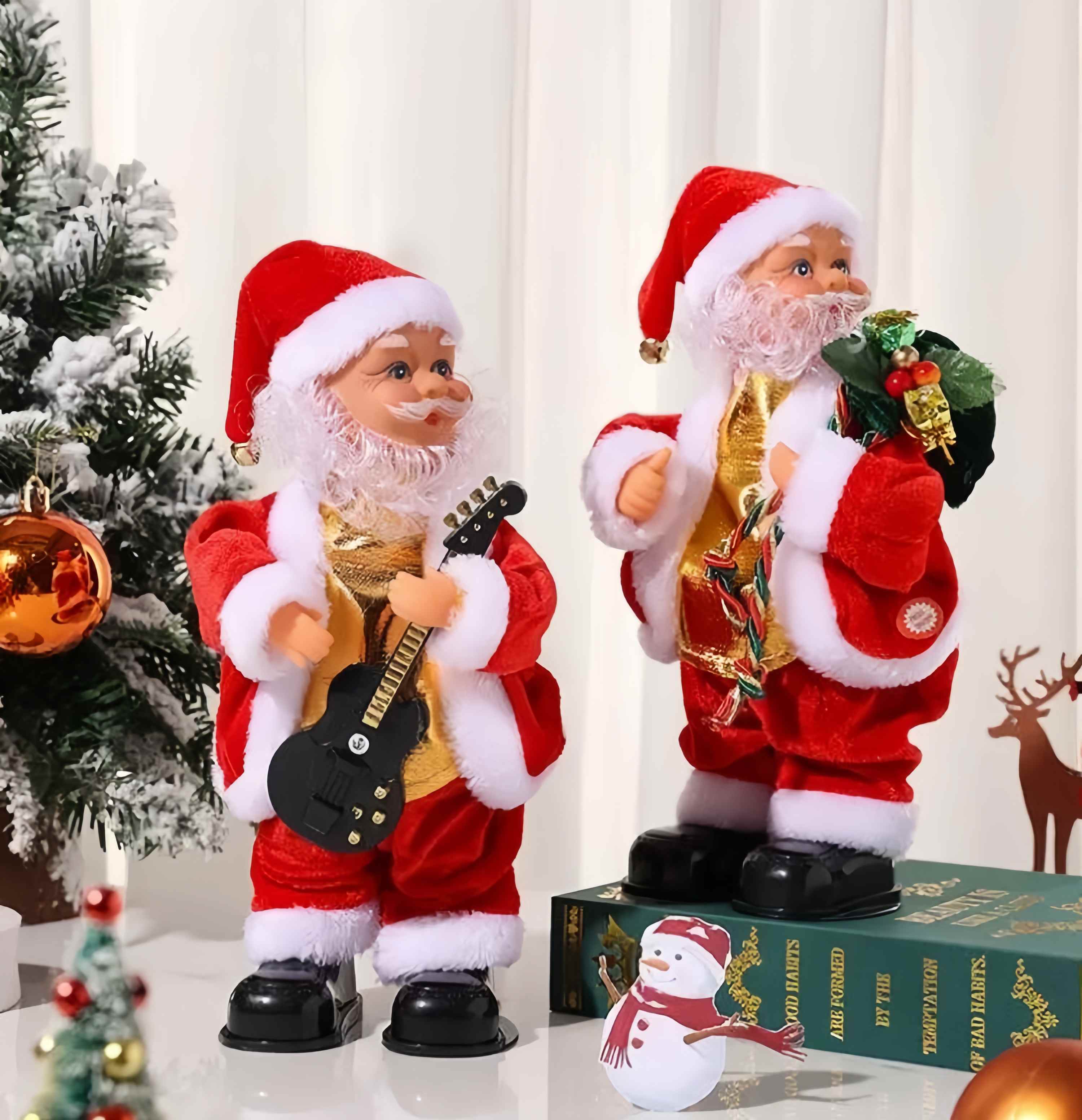 Twerking Santa Claus, Booty Shaking Walking Circle Santa Claus Singing and Dancing Christmas Toys